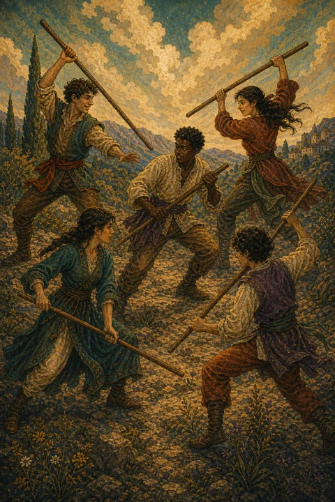 Five of Wands Card Meanings