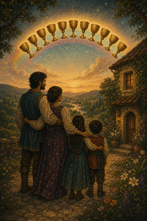 Ten of Cups Card Meanings