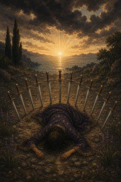 Ten of Swords Card Meanings