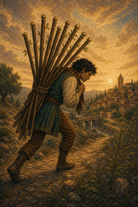 Ten of Wands Card Meanings