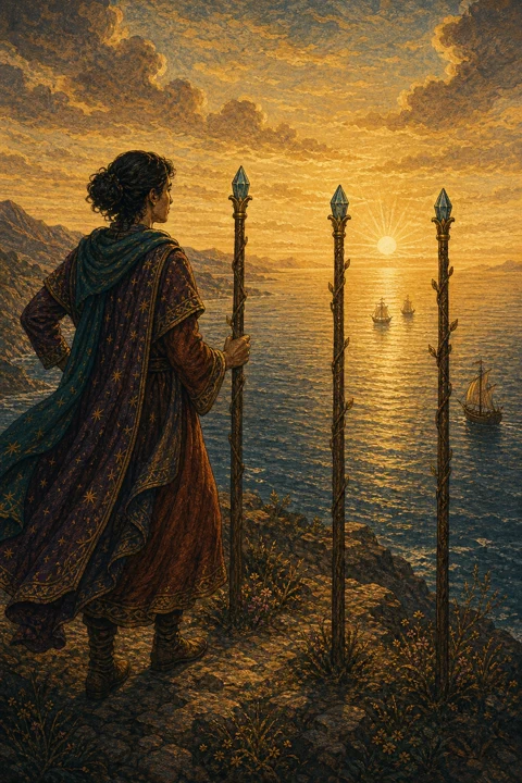 Three of Wands Card Meanings